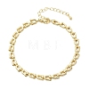 Brass Link Chain Bracelest for Women BJEW-K298-06G-4
