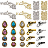 Western Theme Alloy Cabochons MRMJ-SP0001-38A-1