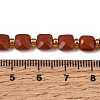 Natural Red Jasper Beads Strands GG-CBA96AE-A01-6x6mm-5