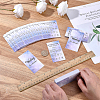 240Pcs Floral Print Paper Care Instructions Cards AJEW-FG0005-62C-3