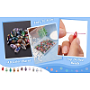 Craftdady 220Pcs 11 Colors Electroplate Glass Faceted Teardrop Beads Strands EGLA-CD0001-09-20