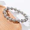 304 Stainless Steel Stretch Bangles for Women BJEW-P315-02H-P-3