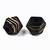 Painted Natural Wood Beads WOOD-T021-52A-M-3