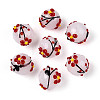 Handmade Lampwork Enamel Beads X1-LAMP-T023-23K-1