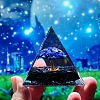 Orgonite Pyramid Resin Display Decorations TREE-PW0001-63B-1