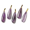 Natural Amethyst Pendants G-Q192-07G-03-1