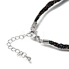 3.5MM Polyester Metallic Cord Braided Cord Necklace Making FB-CBAA152-01P-09-2