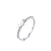 925 Sterling Silver Micro Pave Cubic Zirconia Finger Rings for Women FS-WGD3007-05-4