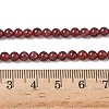 Natural Garnet Beads Strands X-G-Z104-A01-4mm-5
