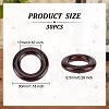 Wood Linking Rings LS-WOOD-WH0027-69B-2