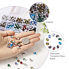 300Pcs 10 Colors Electroplate Transparent Glass Beads EGLA-SW0001-02-13