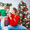 7 Styles Merry Christmas Plastic Pendants Decoration Set HJEW-BC0001-45-6