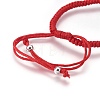 Nylon Cord Braided Bead Bracelets Making BJEW-F360-FP18-3