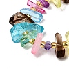Natural Quartz Crystal Beads Strands X-G-F800-E09-3