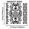 MAYJOYDIY US 1Pc PET Hollow Out Drawing Painting Stencils DIY-MA0002-91A-2