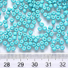 8/0 Baking Paint Glass Round Seed Beads SEED-S036-01B-13-3