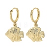 Brass Hoop Earrings EJEW-Q036-03A-G-2