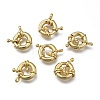 Rack Plating Brass Spring Clasps LS-KK-D399-B-G-NF-3