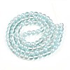 Baking Paint Transparent Glass Beads X1-DGLA-N011-8mm-05-2