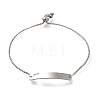 Non-Tarnish 304 Stainless Steel Box Chain Slider Bracelets LS-BJEW-M233-05P-1