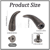 50Bags Alloy Decorative Rivets FIND-GF0009-69A-B-2
