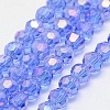 Electroplate Glass Beads Strands LS-EGLA-J042-8mm-AB02-1