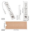 2Pcs 2 Style 201 Stainless Steel Bookmarks AJEW-CP0004-80A-2