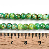 Drawbench & Baking Painted Glass Beads Strands DGLA-N003-4mm-B04-5