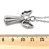304 Stainless Steel Angel Urn Ashes Necklaces STAS-Z106-06P-6