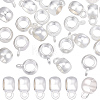 120Pcs Tibetan Style Alloy Rondelle Tube Bails FIND-PA0001-47S-1