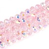 Transparent Glass Beads Strands EGLA-N016-6mm-04-1