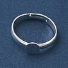 Adjustable Brass Pad Ring Settings KK-K414-10D-S-2
