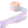 5 Rolls Flat Rainbow Color Organza Ribbon OCOR-CY0003-29B-7
