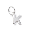 925 Sterling Silver Letter Charms LS-STER-C012-01S-K-1