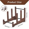 Wood Vinyl Record Storage Rack AJEW-WH0643-114-2
