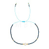 Adjustable Glass Seed Bead Braided Bead Bracelets for Women VT9382-19-1