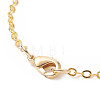 Brass Curb Chain Bracelet for Men Women BJEW-JB09135-5
