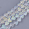 Electroplate Glass Beads Strands EGLA-T017-05A-1