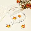 Beebeecraft Autumn Theme Rack Plating Brass Micro Pave Cubic Zirconia Pendants KK-BBC0002-71-7