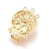 Brass Micro Pave Cubic Zirconia Box Clasps LS-ZIRC-F107-07G-2