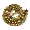 Baking Paint Crackle Glass Beads Strands DGLA-N019-03A-08-2