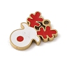 Christmas Theme Ion Plating(IP) 304 Stainless Steel Enamel Pendants STAS-Z083-09G-05-2