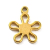 304 Stainless Steel Charms STAS-Q306-01G-A-1