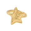 Star Brass Adjustable Rings for Women RJEW-A048-02G-2