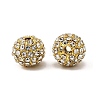 Alloy Rhinestone Beads RB-A034-10mm-A01G-3