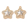 Alloy Rhinestone Pendants RB-CBAA987-04A-1