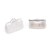 304 Stainless Steel Ribbon Crimp Ends X-STAS-P249-27B-S-2