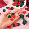 DIY Rose Flower Nursing Necklaces Making Kit for Kids Chewing Teething DIY-TA0006-35-7