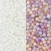 800Pcs Transparent Glass UV Reactive Beads DGLA-PA0001-10C-7