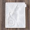 Rectangle with Cat & Sun DIY Wall Decoration Silicone Molds SIL-F007-10-2